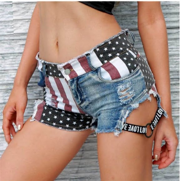 2019 Hot Shorts School Girls American Style High Q - Picture 2 of 2